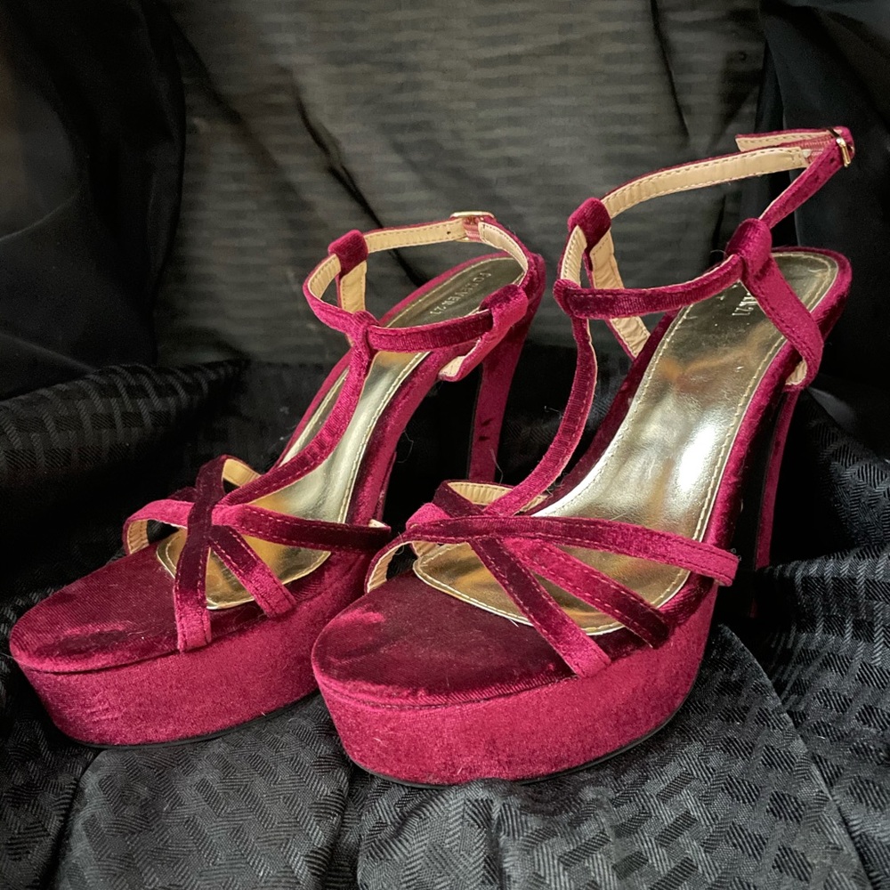Strappy heels